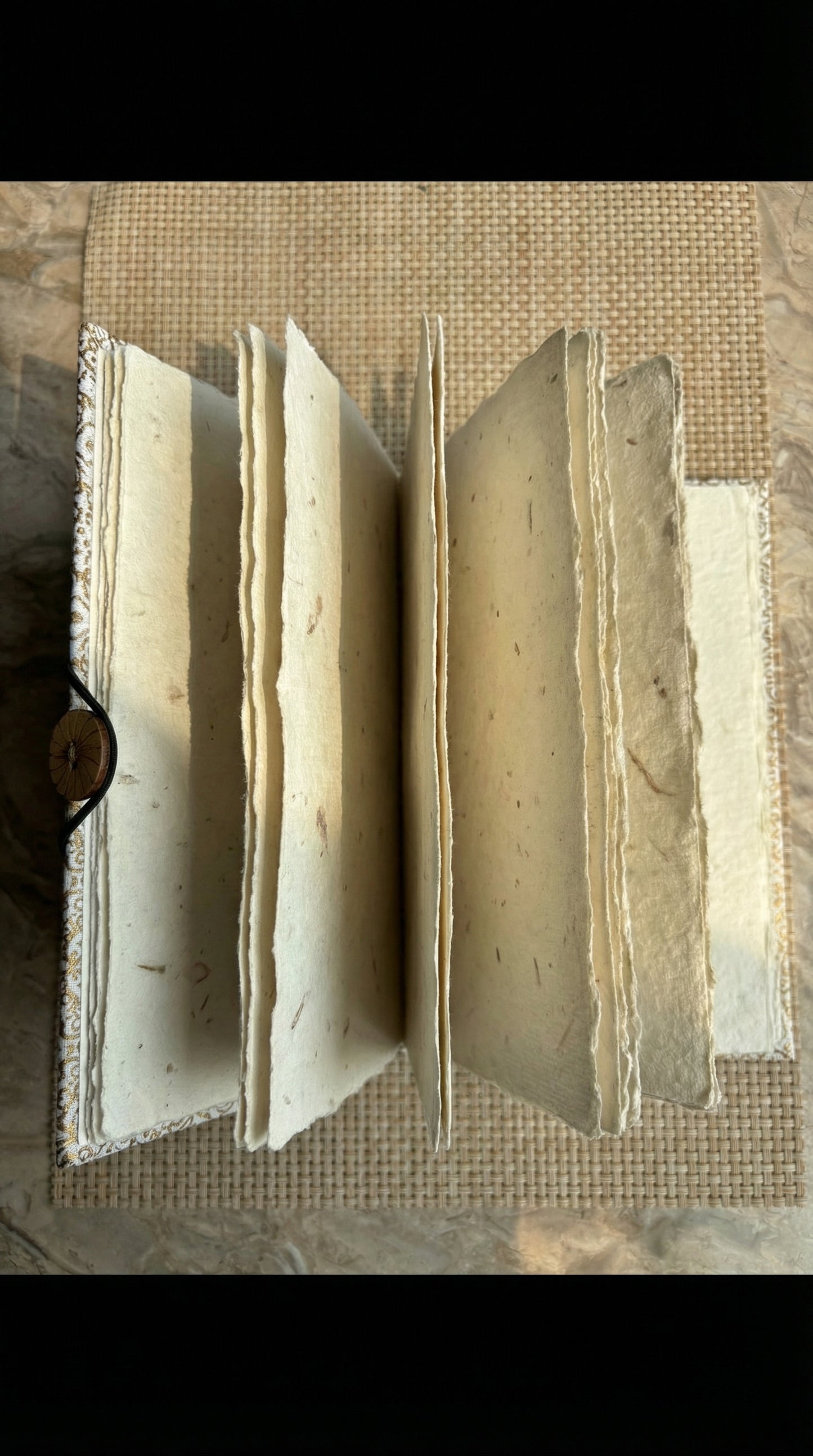 Handmade Button Diary