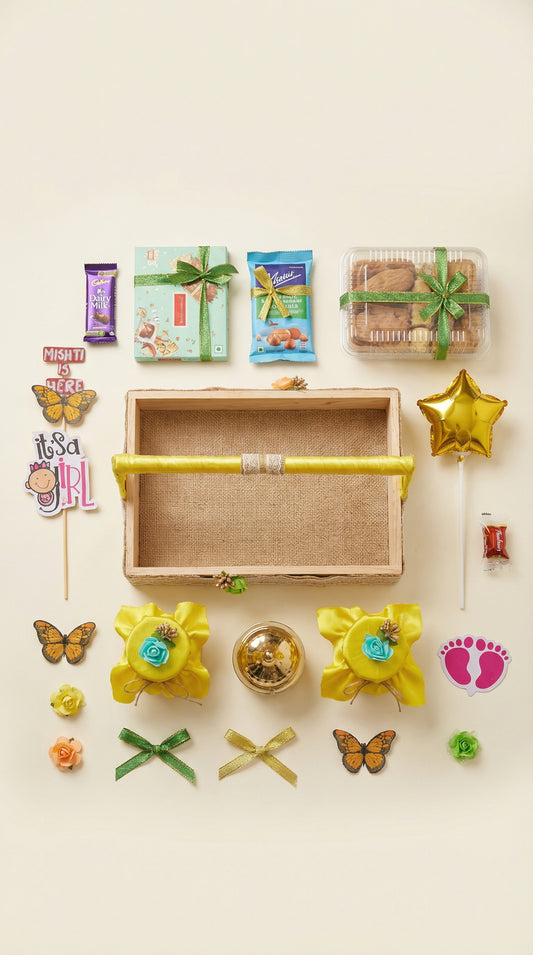 Baby announcement hamper 1