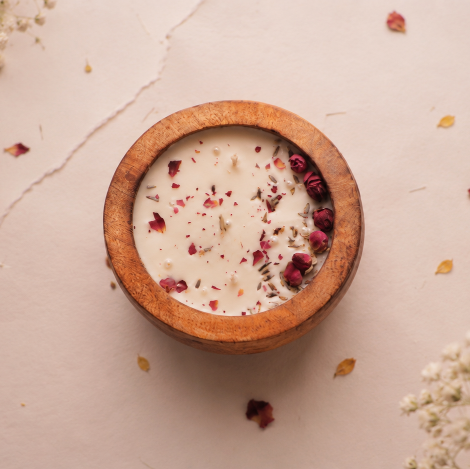 Wooden Urli Candle