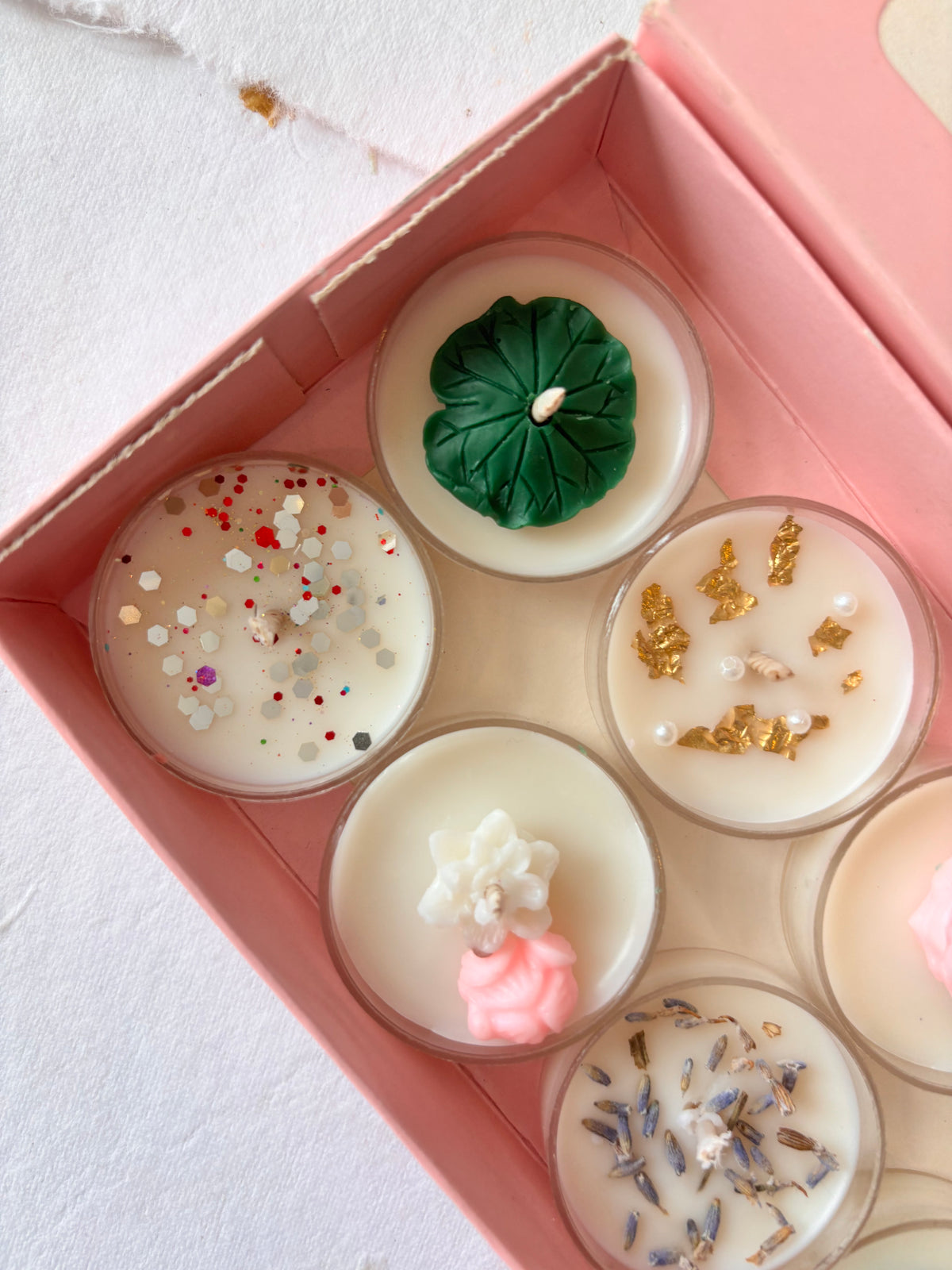 Festive Tea Light Set – Set of 8