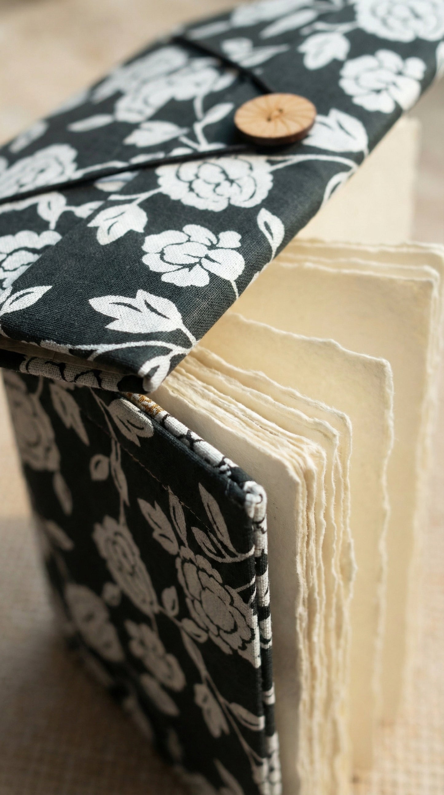 Handmade Button Diary