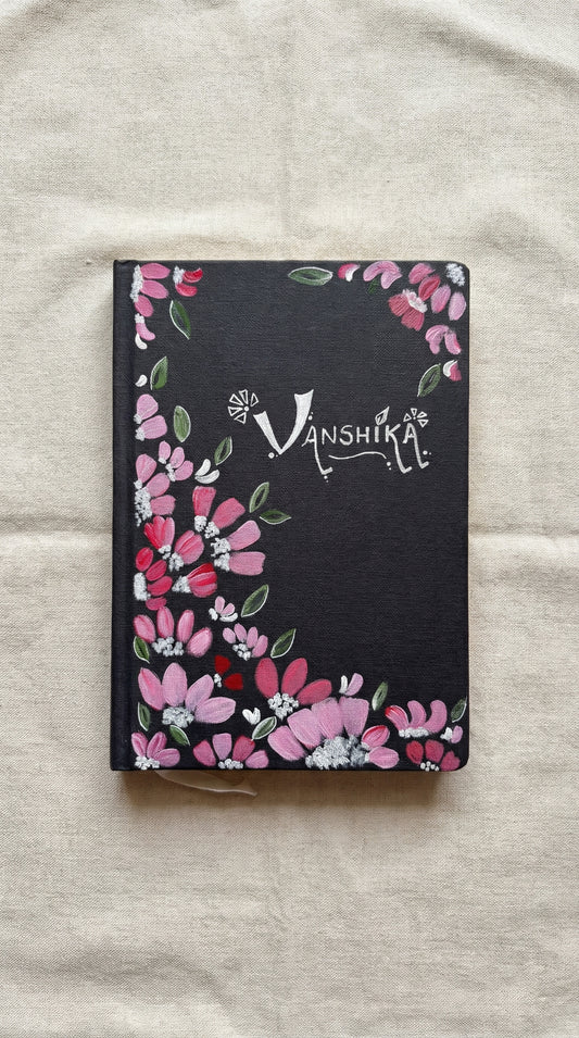 Hand painted and customisable Diary/ notebooks