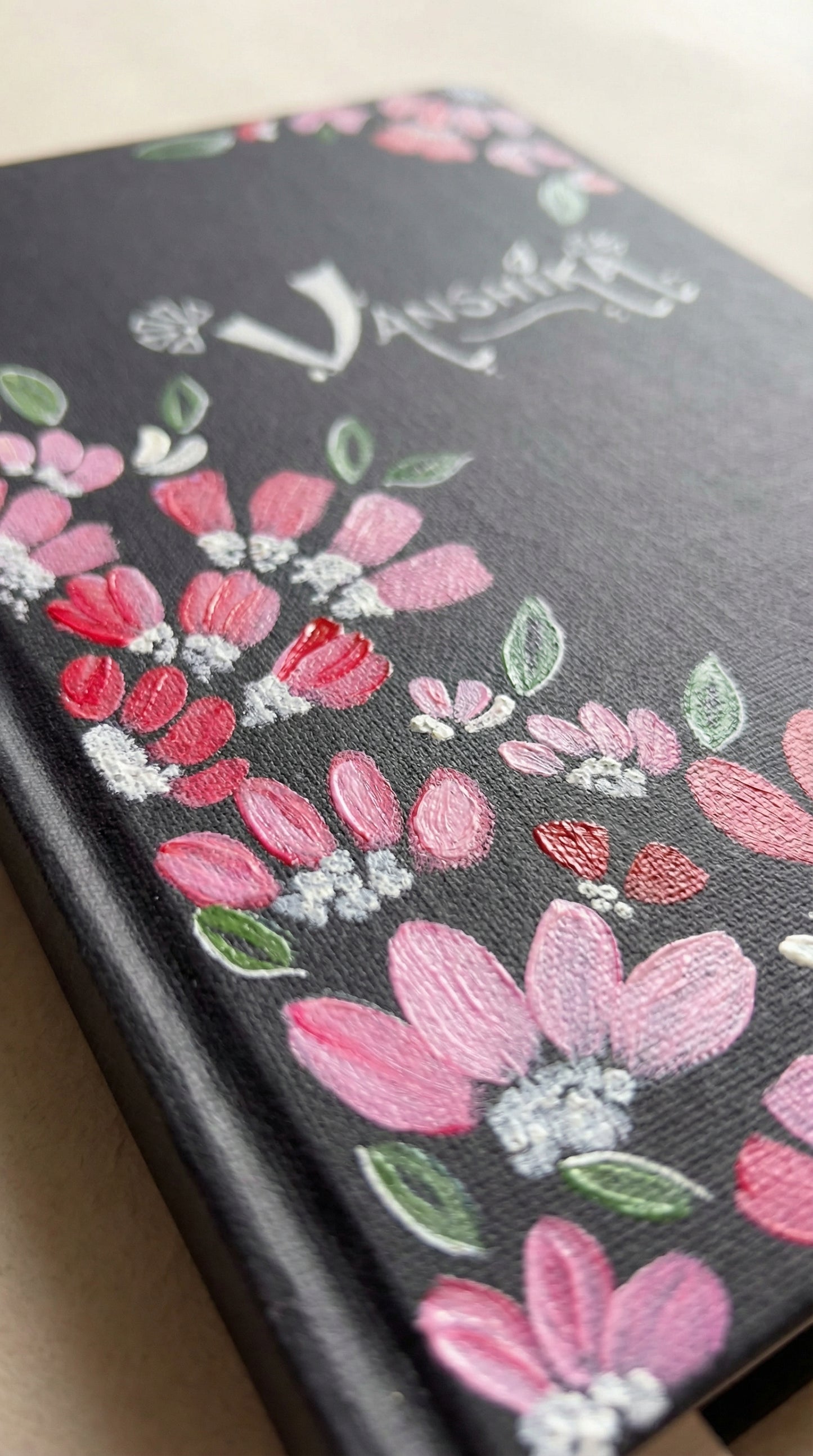 Hand painted and customisable Diary/ notebooks